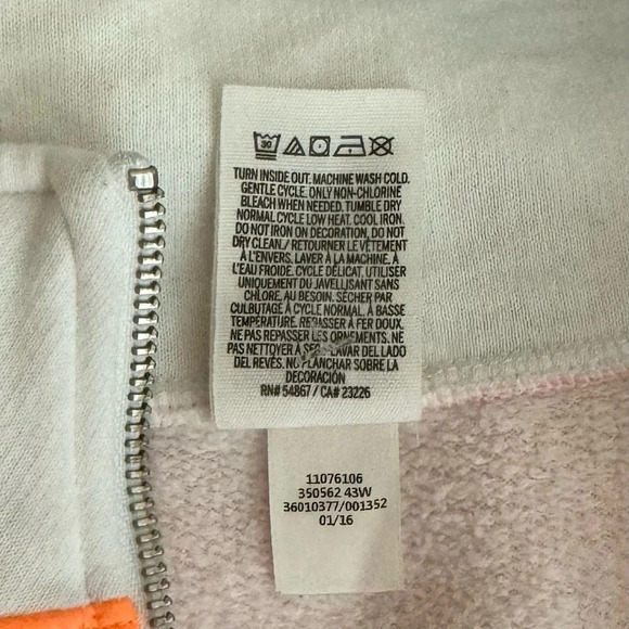 PINK Victorias Secret | Quarter Zip Sweater Kangaroo Pocket Mock Neck - Picture 7 of 7